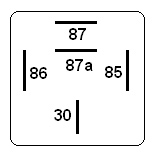 5 pin changeover relay configuration