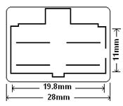 Mitsubishi 4 pin 24v power relay